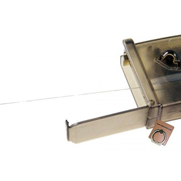 CYMA Airsoft Gun Magazine 3 CYMA 420rd Flash Wire-Winding Magazine for G36 G36C G36KV Series Airsoft AEG X 3PCS -Mobile Ring Included