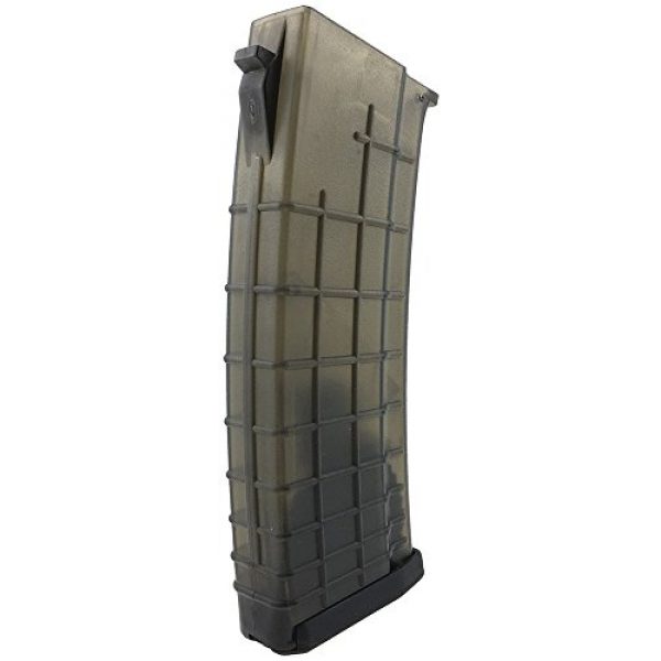SportPro Airsoft Gun Magazine 5 SportPro CYMA 330 Round Polymer Bulgarian High Capacity Magazine for AEG AK47 AK74 3 Pack Airsoft - Transparent