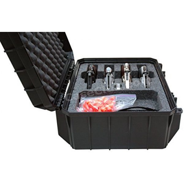 Case Club Pistol Case 2 Case Club 4 Revolver Waterproof Cases with Silica Gel to Help Prevent Gun Rust