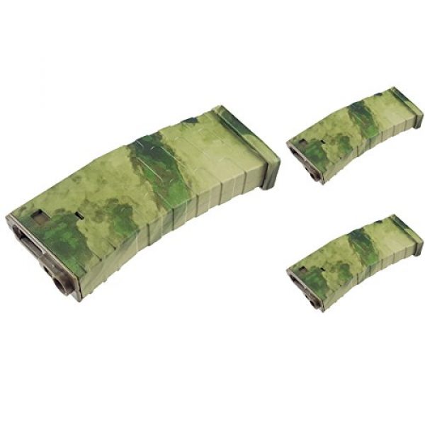 Airsoft Shopping Mall Airsoft Gun Magazine 1 Airsoft Shooting Gear APS 3pcs Hi-Cap U Mag Magazine for FMR/ASR/UAR/M-Series AEG A-TACS FG Camo