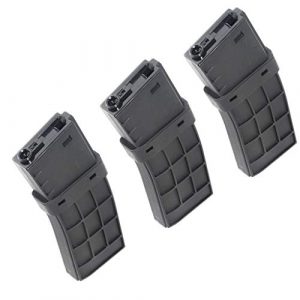 Generica Airsoft Gun Magazine 1 Airsoft Spare Parts CYMA 3pcs 450rd Waffle Mag Hi-Cap Magazine for APS D-Boys Tokyo Marui ICS Classic Army G&P M4 M16 Series AEG Black