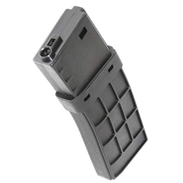 Generic Airsoft Gun Magazine 1 Airsoft Spare Parts CYMA 220rd Waffle Mag Mid-Cap Magazine for APS D-Boys Tokyo Marui ICS Classic Army G&P M4 M16 Series AEG Black