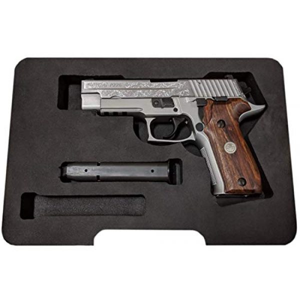 Cedar Mill Fine Firearms Pistol Case 1 Custom EVA Pistol Foam - 1911 Colt Beretta 90 CZ 75 SHADOW 1 and 2 9mm Canik SFX / SA FNH FNS Grand Power Excalibur H&K USP Magnum Research MR9 Ruger American SR11 Smith&Wesson SIG SAUER