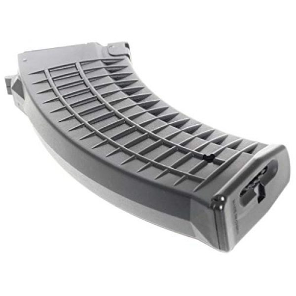 Generica Airsoft Gun Magazine 1 Airsoft Spare Parts 3pcs 500rd Waffle Mag Hi-Cap Magazine for AK-Series AEG Black