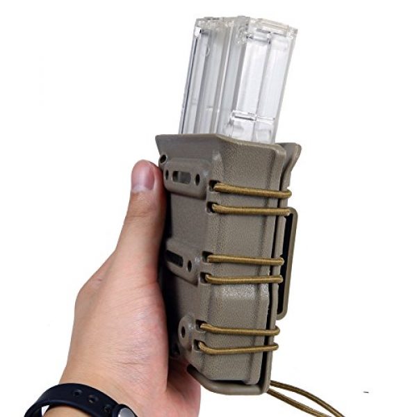Hunting Explorer Tactical Pouch 6 Tactical MOLLE Fast Mag Pouch 7.62 Open-Top Magazine Holder for Airsoft Hunting Shooting CS Game Paintball