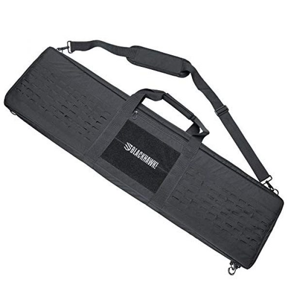BLACKHAWK Rifle Case 1 BLACKHAWK! 61FD45BK Foundation Rifle Case Black, 45"