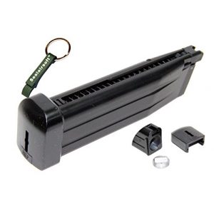WE Airsoft Gun Magazine 1 WE 31rds CO2 Airsoft Magazine Tokyo Marui Hi-Capa 5.1 IPSC GBB -Mobile Ring Included