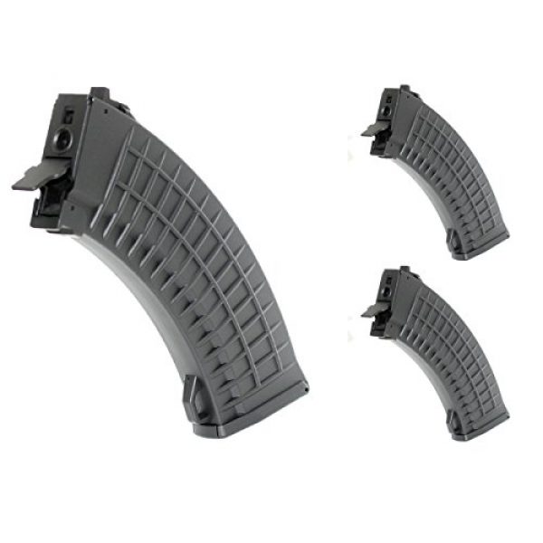 Airsoft Shopping Mall Airsoft Gun Magazine 1 Airsoft Shooting Gear CYMA 3pcs 550rd Bulgarian Waffle Flash Mag Magazine For AK Series AEG BK