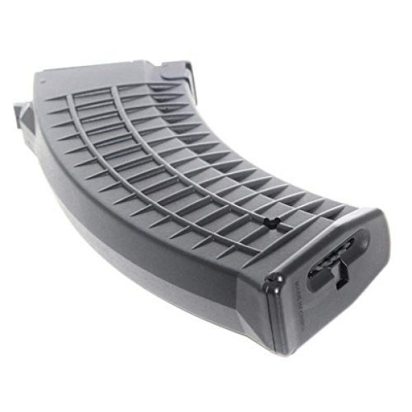 Airgunplace Airsoft Gun Magazine 2 Airgunplace Airsoft 500rd Waffle Mag Hi-Cap Magazine for AK-Series AEG Black