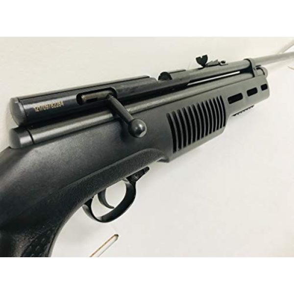 Beeman Air Rifle 7 Beeman, CO2 Air Rifle.177 Caliber, Rifled Barrel, 1 Shot, Synthetic Stock, Black