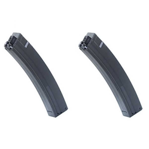 Airsoft Shopping Mall Airsoft Gun Magazine 1 Airsoft Shooting Gear CYMA 2pcs 120rd Mid-Cap Mag Long Magazine for Tokyo Marui ICS JG G&P MP5 AEG BK