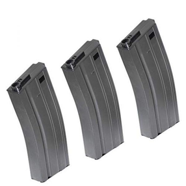 Generica Airsoft Gun Magazine 1 Airsoft Spare Parts 3pcs 70rd Mid-Cap Mag Magazine for G&P ICS Classic Army Tokyo Marui M4 M16 Series AEG Black