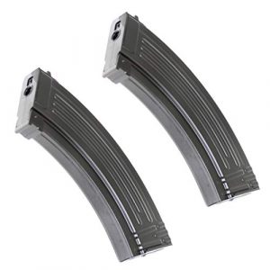 Airsoft Gang Airsoft Gun Magazine 1 Airsoft Parts 2pcs Pack CYMA 150rd Mid-Cap Magazine for AK-Series AEG Black