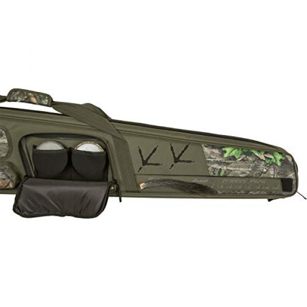 Allen Company Rifle Case 5 Allen Gear Fit Pursuit Shocker Turkey Shotgun Case, 52", Mossy Oak Obsession, Gray/White/Red (954-52)