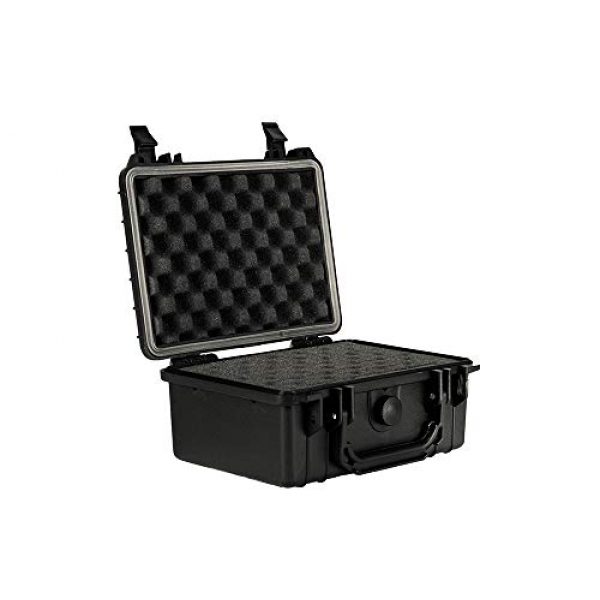 Common Sense Cases Pistol Case 3 Common Sense Cases 5012 Single Pistol Hard Case with DIY Foam - Weather Resistant - Black - Internal Dimensions: 8" x 5.5" x 3"