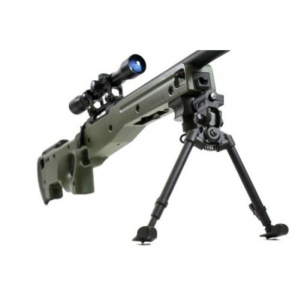 BBTac Airsoft Rifle 6 BBTac BT-96 Bolt Action Sniper Rifle w/ 3-9x Scope and Bipod - OD GREEN
