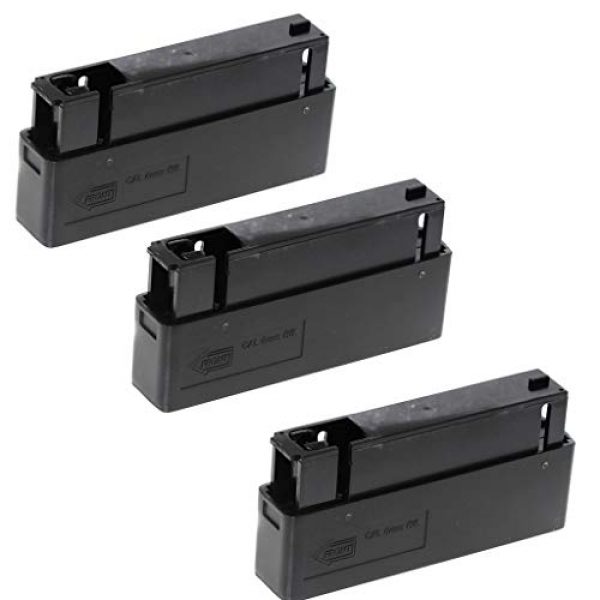 Generica Airsoft Gun Magazine 1 Generica Airsoft Spare Parts 3pcs 25rd Mag Magazine for MB01 MB04 MB05 L96 G21 G22 Bolt Action Sniper Rifle