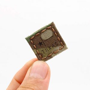 Tactical Freaky Airsoft Morale Patch 1 IR Multicam Texas State Flag Lone Star Cat Eye Patch 1x1 TX OCP Morale Tactical Army