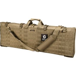 Loaded Gear Rifle Case 1 Loaded Gear 40" Rifle Tactical Rifle Gun Case Bag Unfolded to Become a Shooting Mat (Brown)