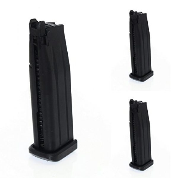 Airsoft Shopping Mall Airsoft Gun Magazine 1 Airsoft Shooting Gear Army Force 3pcs 31rd Mag For Marui Hi-Capa 5.1 GBB Black
