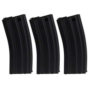 SportPro Airsoft Gun Magazine 1 SportPro Jing Gong 300 Round Metal High Capacity Magazine for AEG M4 M16 3 Pack Airsoft - Black