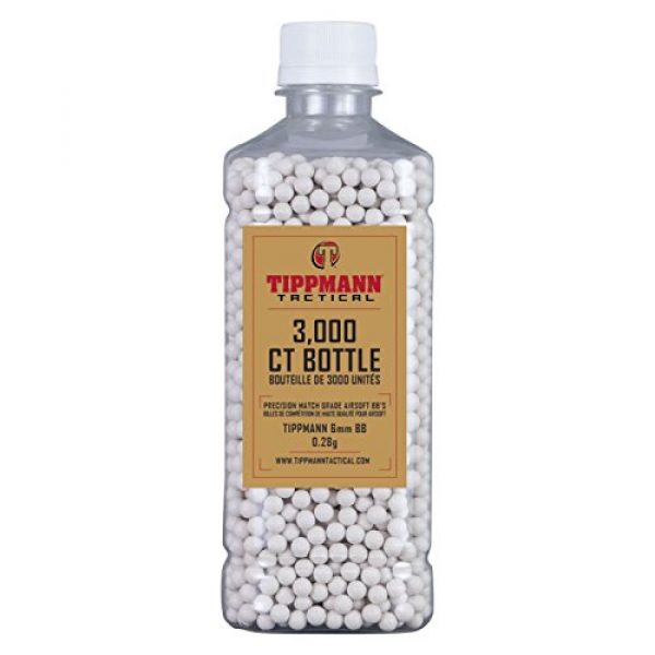 Tippmann Airsoft Airsoft BB 1 Tippmann 6mm BB - 0.28g - 3000ct Bottle - White