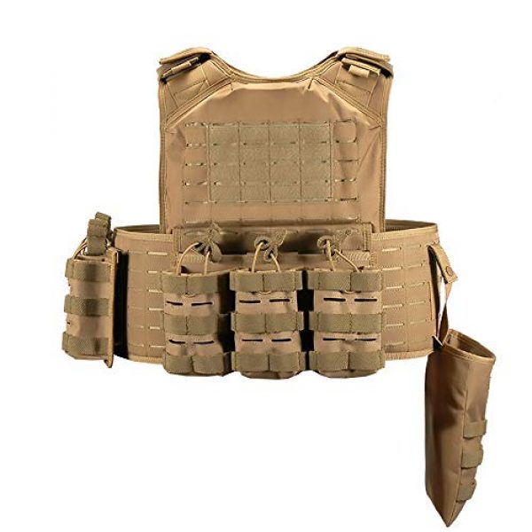 WEQ Airsoft Tactical Vest 3 WEQ CS Tactical Vest Modular Vest Outdoor Sports Camouflage Vest Combat Training Vest