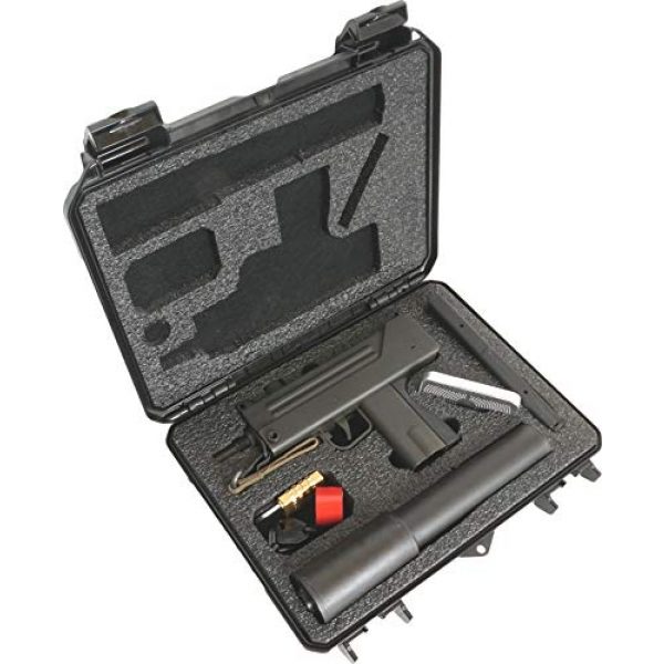 Case Club Pistol Case 3 Case Club MAC-10 Pre-Cut Waterproof Case with Silica Gel to Help Prevent Gun Rust
