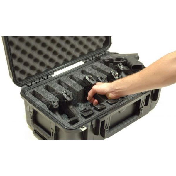 Case Club Pistol Case 2 Case Club 7 Pistol Pre-Cut Waterproof Case with Silica Gel to Help Prevent Gun Rust