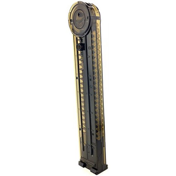 SportPro Airsoft Gun Magazine 2 SportPro Army Force 68 Round Polymer Low Capacity Magazine for AEG P90 Airsoft - Transparent