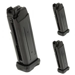 Airsoft Shopping Mall Airsoft Gun Magazine 1 Airsoft Shooting Gear APS 3pcs 23rd CO2 Mag Magazine for D-Mod Pistol Airsoft Black