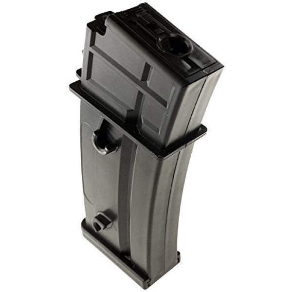 SportPro Airsoft Gun Magazine 2 SportPro Jing Gong 470 Round Polymer High Capacity Magazine for AEG G36 7 Pack Airsoft - Black