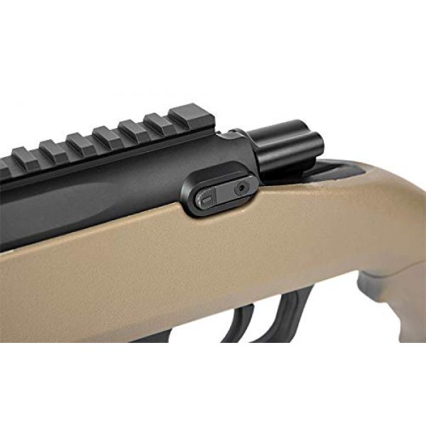 Elite Force Airsoft Rifle 5 Elite Force Amoeba AS-02 Striker Rifle 6mm BB Sniper Rifle Airsoft Gun, Dark Earth Brown