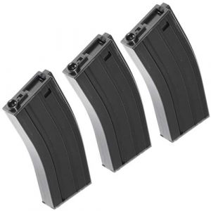 Airsoft Gang Airsoft Gun Magazine 1 Airsoft Parts CYMA 3pcs Pack 270rd Plastic Magazine for M4 M16 Series AEG Black
