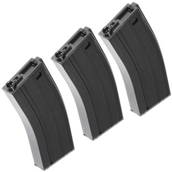 Airsoft Gang Airsoft Gun Magazine 1 Airsoft Parts CYMA 3pcs Pack 270rd Plastic Magazine for M4 M16 Series AEG Black