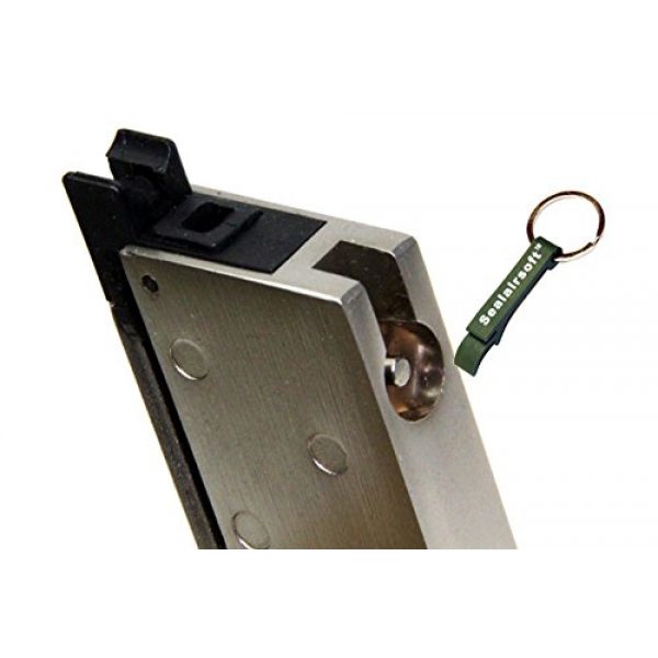 WE Airsoft Gun Magazine 2 WE 15rds Airsoft Gas Magazine TT33 Series GBB Silver -Mobile Ring Included