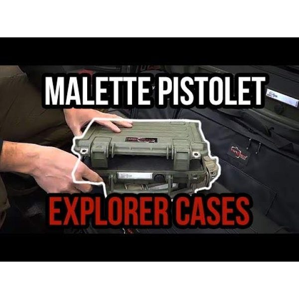 Explorer Cases Pistol Case 3 Explorer Cases 3005 Single Pistol Case W/Foam Equiv. Pelican P1075