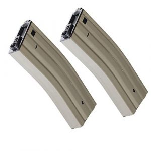 Generica Airsoft Gun Magazine 1 Airsoft Spare Parts Army 2pcs 450rd Mag Hi-Cap Magazine for R85A1 M4 / M16 Series AEG Dark Earth