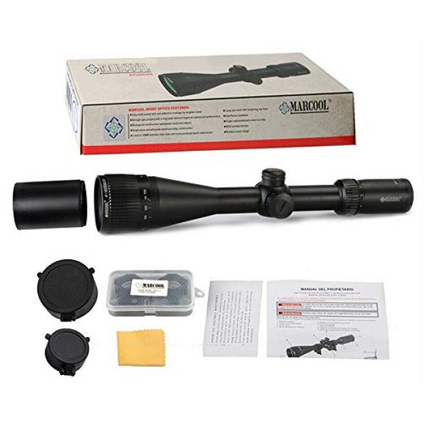 Marcool Rifle Scope 7 Marcool 4-16X50 AOIRGBL Iluminator Tactical Rifle Scope Optical Aim Collimator Sight for Hunting