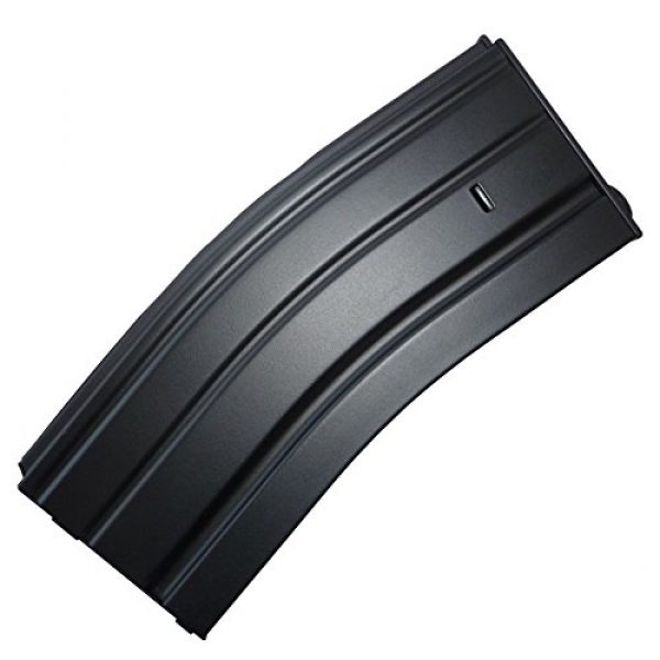 TOMTAC Airsoft Gun Magazine 2 TOMTAC Airsoft M4 Scar HI Cap Magazine MAG 300RDS Winding Wheel AEG Black Metal @ Helmet World