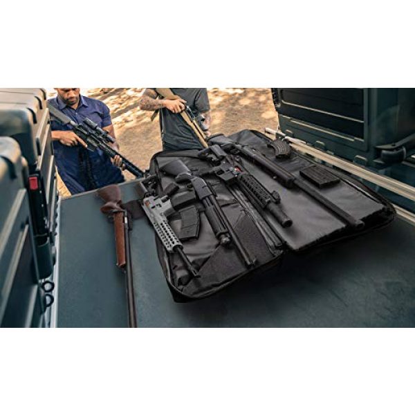GUAWIN Rifle Case 7 GUAWIN Rifle Bag Rifle Case Shotgun Case Heavy Duty Reinforced Stitched Construction Rifle Backpack, Double Long Soft Gun Cases for Rifles Shotguns Pistols Storage and Transportation in 36" 42" 46"