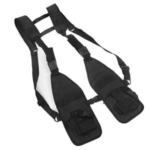 Alomejor Airsoft Tactical Vest 1 Alomejor Tactical Training Vest Simple Adjustable Vest Chest Backpack Army Fans Tactical Vest Outdoor Fitness Sports Training Suit for Airsoft Paintball Training