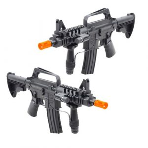 Well Airsoft Rifle 1 Spring M16A5 Assault Rifle Grip & Collapsible Stock Airsoft Gun