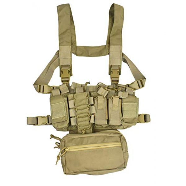 Jadedragon Airsoft Tactical Vest 2 Jadedragon Tactical CS Field Vest Adjustable Ultra-Light Breathable Chest Rig Outdoor Training Vest