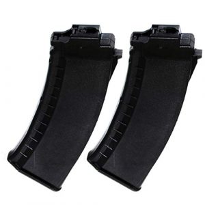 Generic Airsoft Gun Magazine 1 Airsoft Spare Parts Battleaxe 2pcs 480rd Hi-Cap Magazine for Tokyo Marui Next Gen Gen2 AK EBB Black
