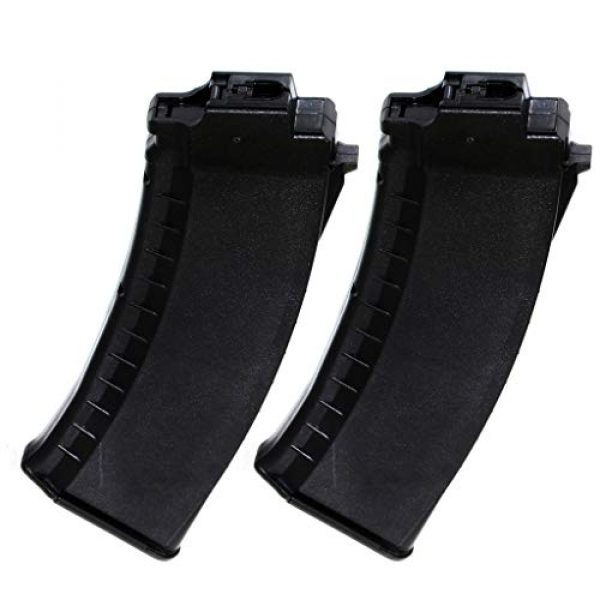 Generic Airsoft Gun Magazine 1 Airsoft Spare Parts Battleaxe 2pcs 480rd Hi-Cap Magazine for Tokyo Marui Next Gen Gen2 AK EBB Black