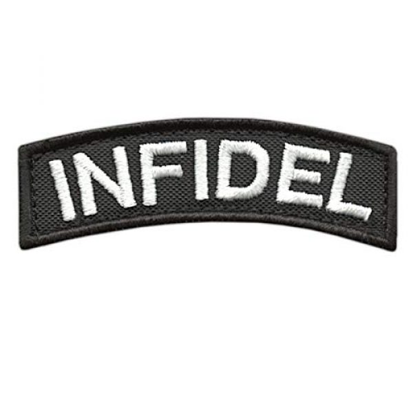LEGEEON Airsoft Morale Patch 1 LEGEEON Crusader Templar InfiXXel Shoulder Tab Army ISAF Morale Tactical Hook&Loop Patch