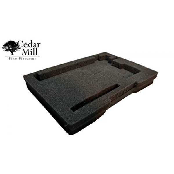 Cedar Mill Fine Firearms Pistol Case 6 Replacement Pick & Pluck Foam Insert Closed Cell Cubed Blocks High-Density Thick Padding Sheet for Pistol Rifle Handgun Airsoft Shotgun AR15 Accessories Storage Box Hard Gun Case