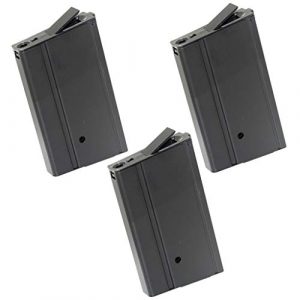 Airsoft Gang Airsoft Gun Magazine 1 Airsoft Parts CYMA 3pcs 400rd Hi-Cap Mag Magazine for CYMA Tokyo Marui M14 Series AEG Black