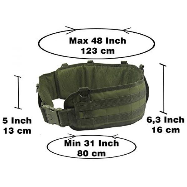 tactic.world Airsoft Tactical Vest 2 MOLLE Modular Tactical Belt molle Vest Chest rig Paintball Airsoft